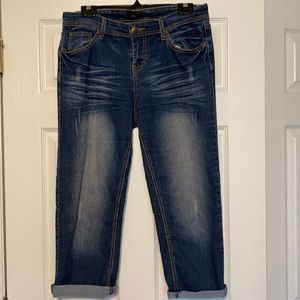 Bogari cuffed denim capris